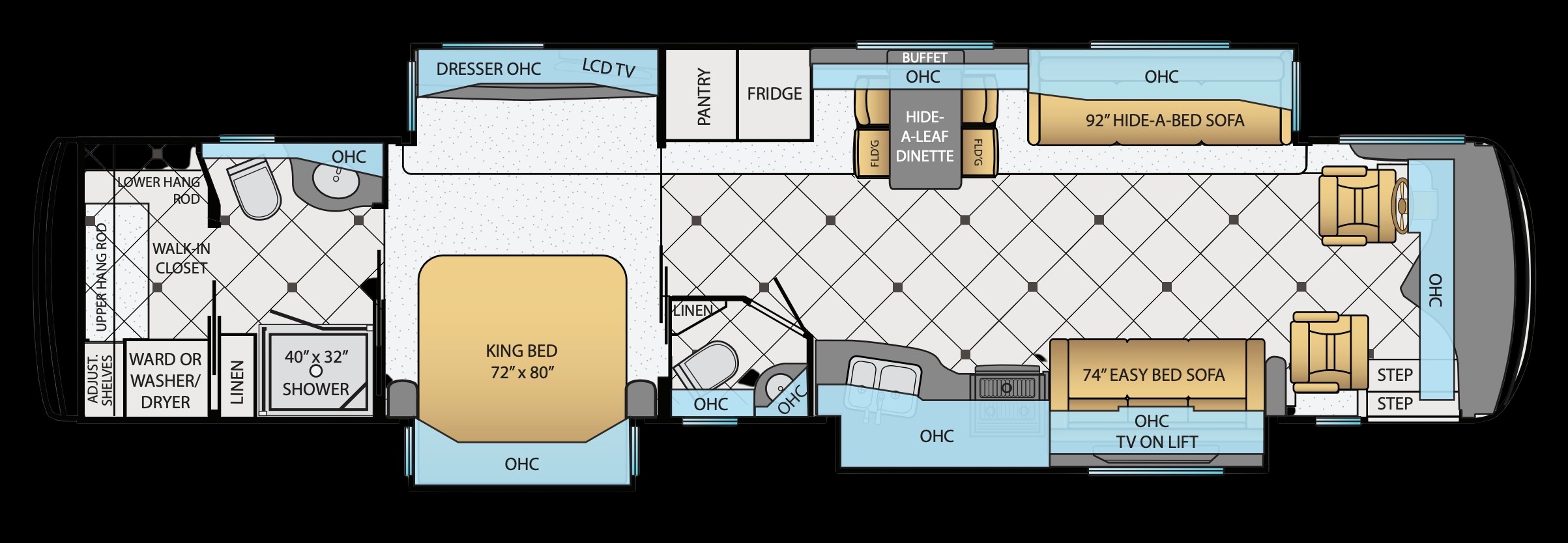 Pop-up campers with bunks